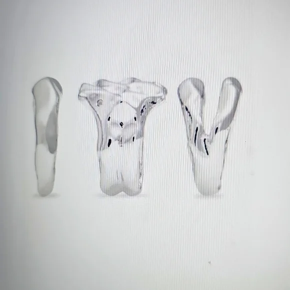 NWT Open Edit Set Of 3 Molten Rhodiun Rings Size 8 Silver - Picture 3 of 12